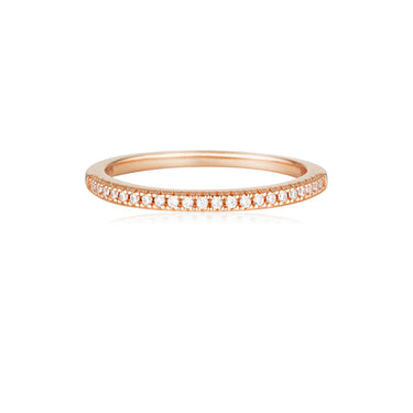 Georgini Iconic Bridal Anne Band Rose Gold -  IR489Rg | Ice Jewellery Australia